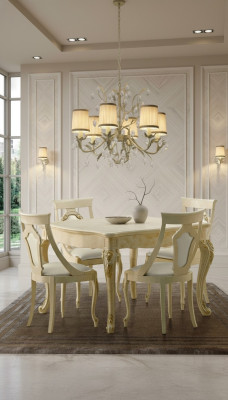 Esszimmer Stühle Holz Luxus Sessel Stuhl Beige Lehn Wohnzimmer Möbel Beige Neu