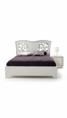 Bettrahmen Holz Doppel Schlafzimmer Weiß Modern Doppelbett Möbel Bett Betten Neu
