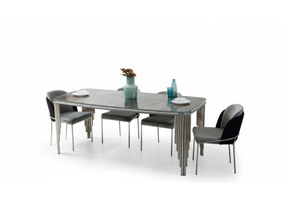 Esstisch Gruppe 4x Stühle Essgarnitur Essgruppen Stuhl Set Tisch 5tlg. Set Neu