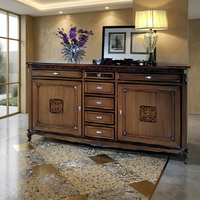 Kommode Sideboard Kommoden Schrank Möbel Anrichte Massiv Holz Schränke Italien