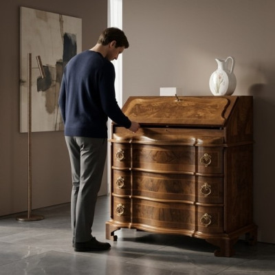 Kommode Anrichte Sideboard Möbel Braun Massiv Sideboards Holz Schrank Kommoden