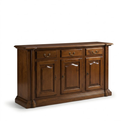 Kommode Anrichte Sideboard Braun Holz Massiv Schrank Möbel Kommoden Sideboards