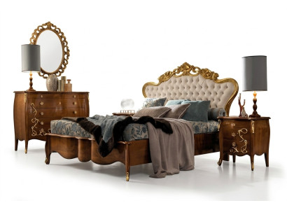 Betten Garnitur Bett Luxu Klassisches Schlafzimmer Hotel Bett Barock Möbel Holz