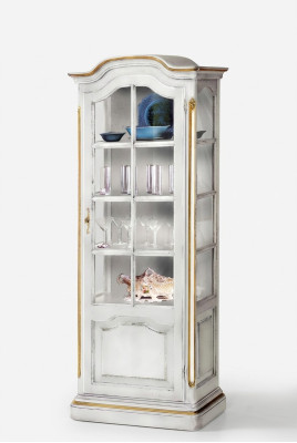 Anrichte Massivholz Sideboard Weiß Wohnzimmer Anrichte Esszimmer Vitrinen Möbel
