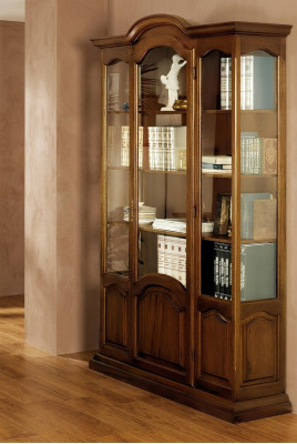 Bücherschrank Schrank Regal Echtholz Möbel Vitrine Büro Möbel Büro Einrichtung
