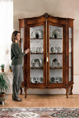 Wohnzimmer Anrichte Glas Schrank Vitrine Esszimmer Anrichte Holz Schränke Möbel