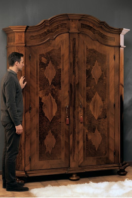 Kleiderschrank Schlafzimmer Schrank Wohnzimmer Massiv Holz Vaccari cav giovanni
