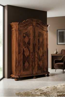 Kleiderschrank Schlafzimmer Schrank Wohnzimmer Massiv Holz Vaccari cav giovanni