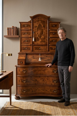 Buffet Schrank Wohnzimmer Schränke Sekretär Vaccari cav giovanni Anrichte Möbel