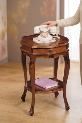 Telefontisch Beistelltisch Konsolentisch Blumentisch Tisch Holz Tische Möbel Neu