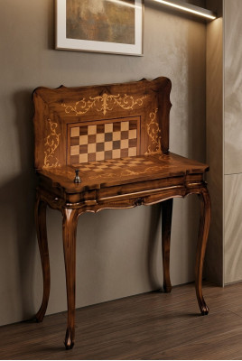 Spieltisch Schach Schachtisch Tisch Holz Tische Das Spiel Möbel Antik Stil Neu