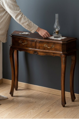 Konsole Konsolentische Schmink Konsole Konsolentisch Designer Holz Tisch Italien