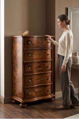 Holz Kommoden Luxus Kommode Anrichte Schrank Garderobe Sideboard Möbel Neu
