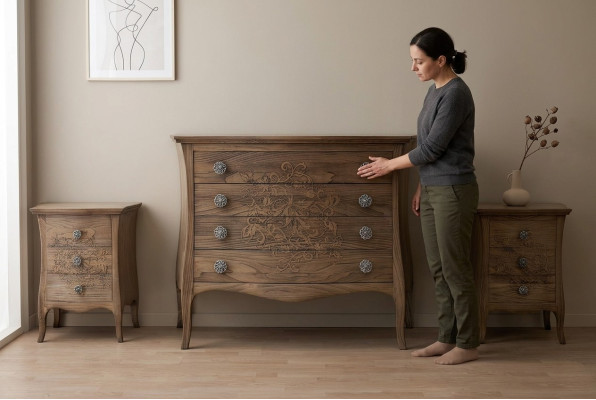 Kommoden Holz Schränke Anrichte Möbel Luxus Kommode Sideboard Schrank Italien