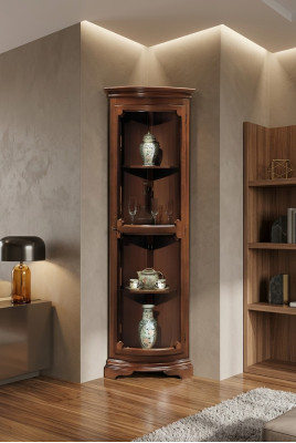 Eck Vitrine Kommoden Vitrinen Kommoden Schränke Glas Designer Schrank Barock