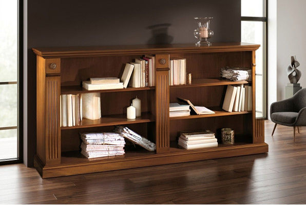 Bücherregal Vitrine Vitrinenschrank Klassische Schrank Schrank Schränke Holz XXL