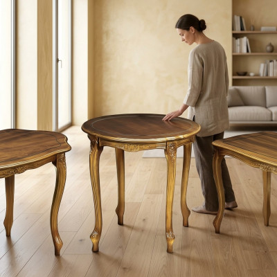 Runder Couchtisch Rund Beistelltisch Kaffeetisch Tisch Wohnzimmer Tische Möbel