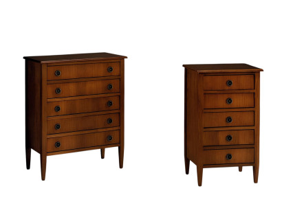 Massives Italienisches Möbelensemble - Hochschrank, Kommode, Sideboard für stilvolle Einrichtung