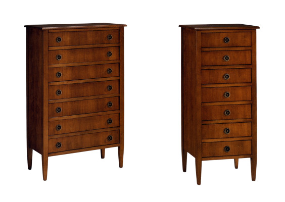 Kommode Sideboard Kommoden Sideboards 7 Schubladen Hochschrank Schrank Holz Neu