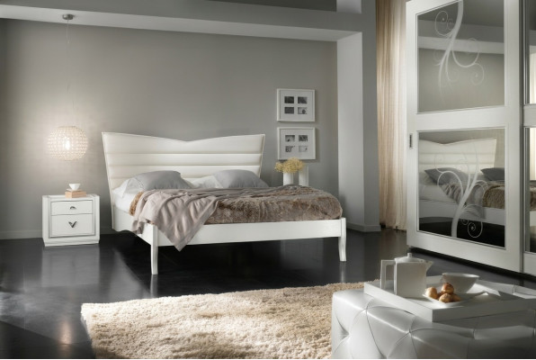 Luxus Bett Holz Betten Bettrahmen Weiß Doppel Bettgestell Betten Doppelbetten