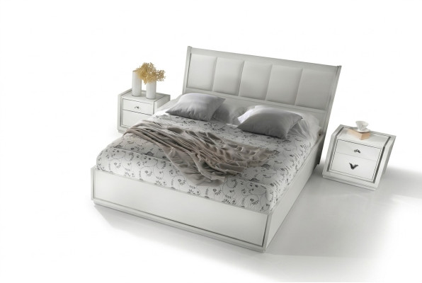 Garnitur Set 3tlg.Schlafzimmer Bett Nachttisch Gruppe Doppelbetten Luxus Betten