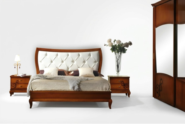Luxus Set 3tlg.Schlafzimmer Bett Nachttisch Garnitur Gruppe Betten Doppel Hotel
