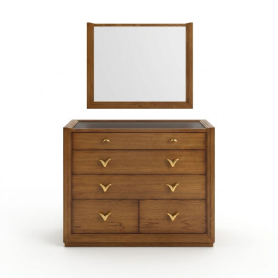 Kommode Spiegel Garnitur Gruppe Kommoden Konsole Holz Schrank Regal Neu Set 2tlg