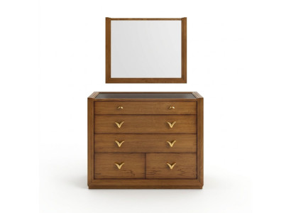 Kommode Spiegel Garnitur Gruppe Kommoden Konsole Holz Schrank Regal Neu Set 2tlg