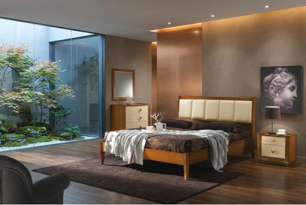 Bett Doppelbetten Modernes Bettgestell Betten Hotel Schlafzimmer Bettrahmen Holz