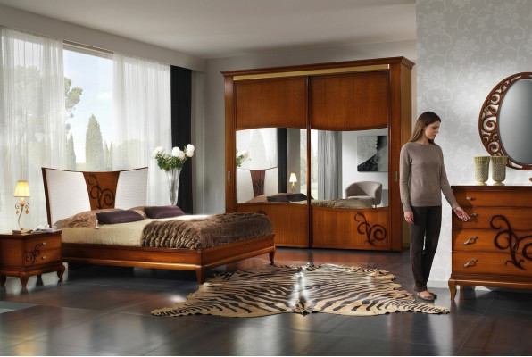 Bett Doppelbetten Modernes Bettgestell Betten Bettrahmen Holz Hotel Design Neu