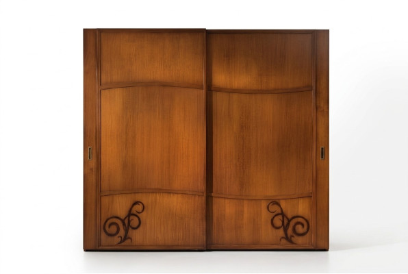 Kleiderschrank Schiebetüren Schlafzimmer Schrank Wand Schränke Holz Schwebetüren