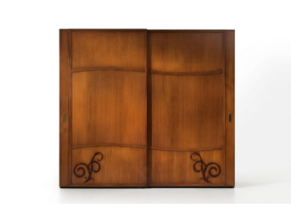 Kleiderschrank Schiebetüren Schlafzimmer Schrank Wand Schränke Holz Schwebetüren