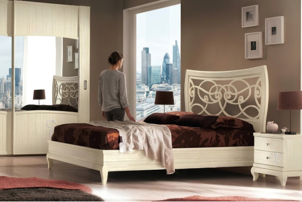 Luxus Bett Nachttisch Betten Doppel Bettgestell Garitur Set 3tlg. Schlafzimmer