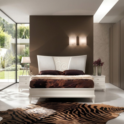 Schlafzimmer Bett Nachttisch Doppelbetten Garnitur Bettgestell Betten Set 3tlg.