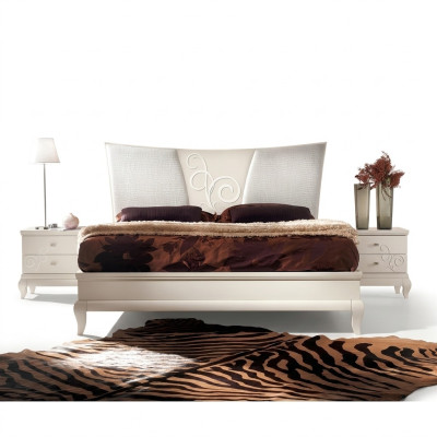 Schlafzimmer Bett Nachttisch Doppelbetten Garnitur Bettgestell Betten Set 3tlg.