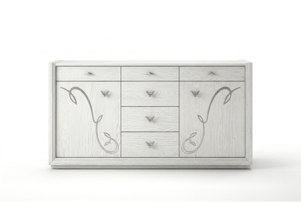 Esszimmer Esstisch Stuhl Kommode Vitrine Ess Gruppe Tisch Tische Holz Set 7tlg.