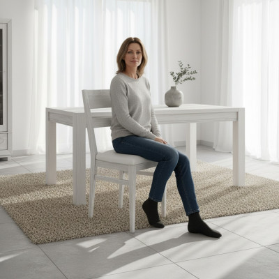 Esszimmer Stuhl 1 Sitzer Sessel Holz Luxus Klasse Möbel Design Lehnstuhl Holz