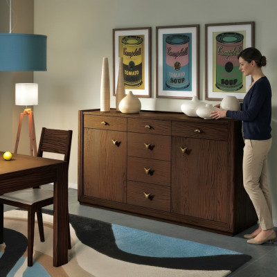 Kommode Sideboard Schrank Luxus Kommoden Schrank Regal Möbel Holzschrank Italy