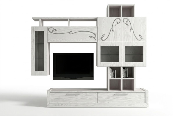 Wohnwand tv Wand Anbauwand Wohnzimmer Möbel rtv Wohnwände Schrank Regal