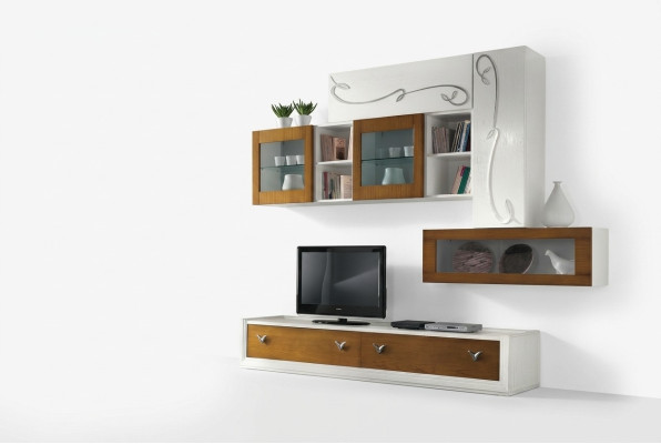 TV Wand Wohnwand Anbauwand Wohnzimmer Möbel luxus rtv Wohnwände Schrank Regal