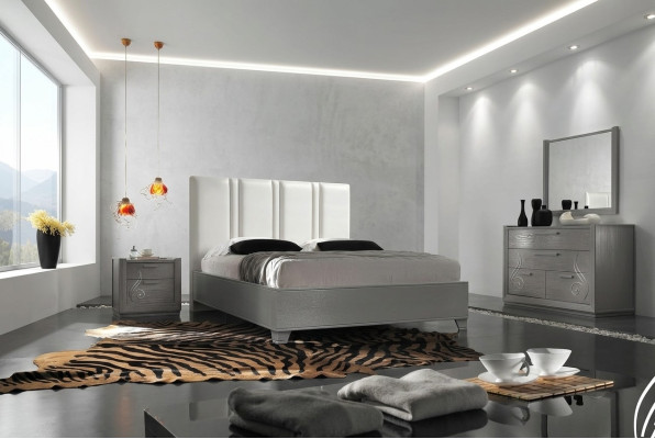 Bett Doppelbetten Modern Bettgestell Betten Doppel Bettrahmen Polster Design neu