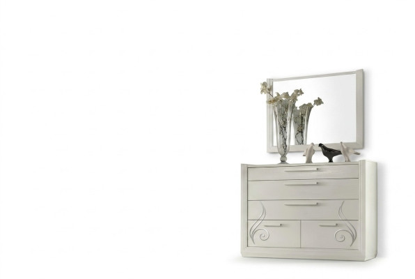 Kommode Spiegel Kommoden Holz Modern Schränke Konsole Schränke Italien Set 2tlg.