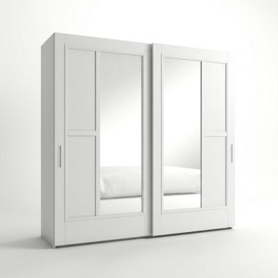 Luxus Schränke Kleider Kleiderschrank Schrank Schwebetüren Design Holz Modern