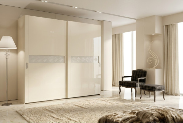 Schränke Italien Kleiderschrank Luxus Schrank Schwebetüren Design Holz Modern