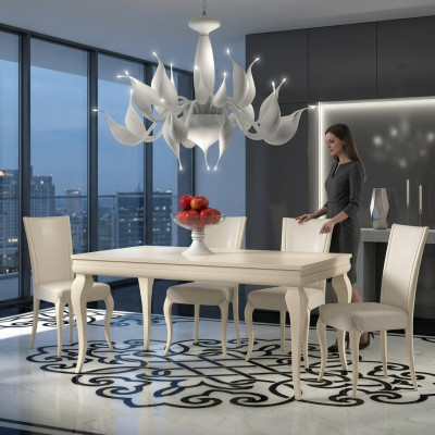 Esstisch Tisch Ausziehbar Tische Holz Modern Ess Esszimmer Holztisch Design neu