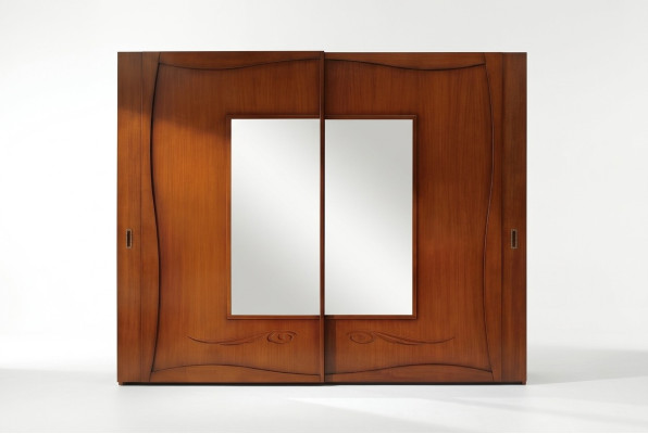 Kleiderschrank Schränke Kleider Schrank Luxus Schwebetüren Design Holz Modern