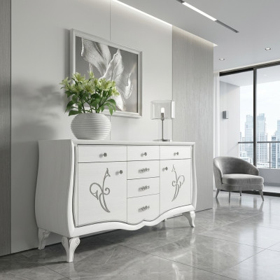 Kommode xxl Anrichte Schrank Luxus Kommoden Schrank Regal Konsole Möbel Neu