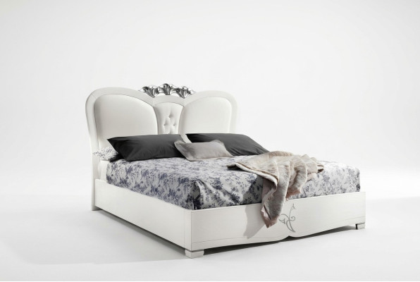 Luxus Bett Modern Betten Bettrahmen Doppel Holz Bettgestelle Schlafzimmer Weiß