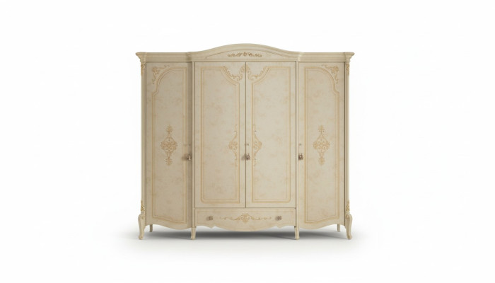 Kleiderschrank Schrank Barock Stil Holz Möbel Klassische Schlafzimmer Schränke