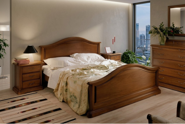 Bett Nachttisch Kleiderschrank Schlafzimmer Kommode Hotel Doppel Neu Set 3tlg.
